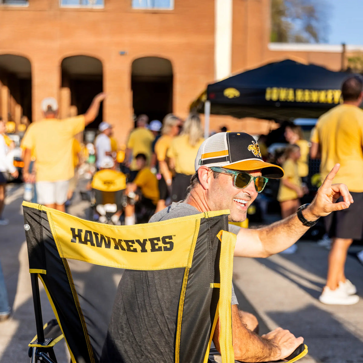 GCI Outdoor product image: Comfort Pro Rocker™ - Iowa Hawkeyes P3 — Comfort Pro Rocker™ - Iowa Hawkeyes