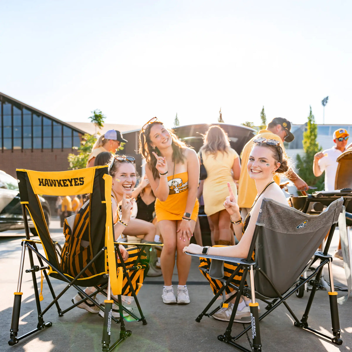 GCI Outdoor product detail: Comfort Pro Rocker™ - Iowa Hawkeyes P3 — Comfort Pro Rocker™ - Iowa Hawkeyes
