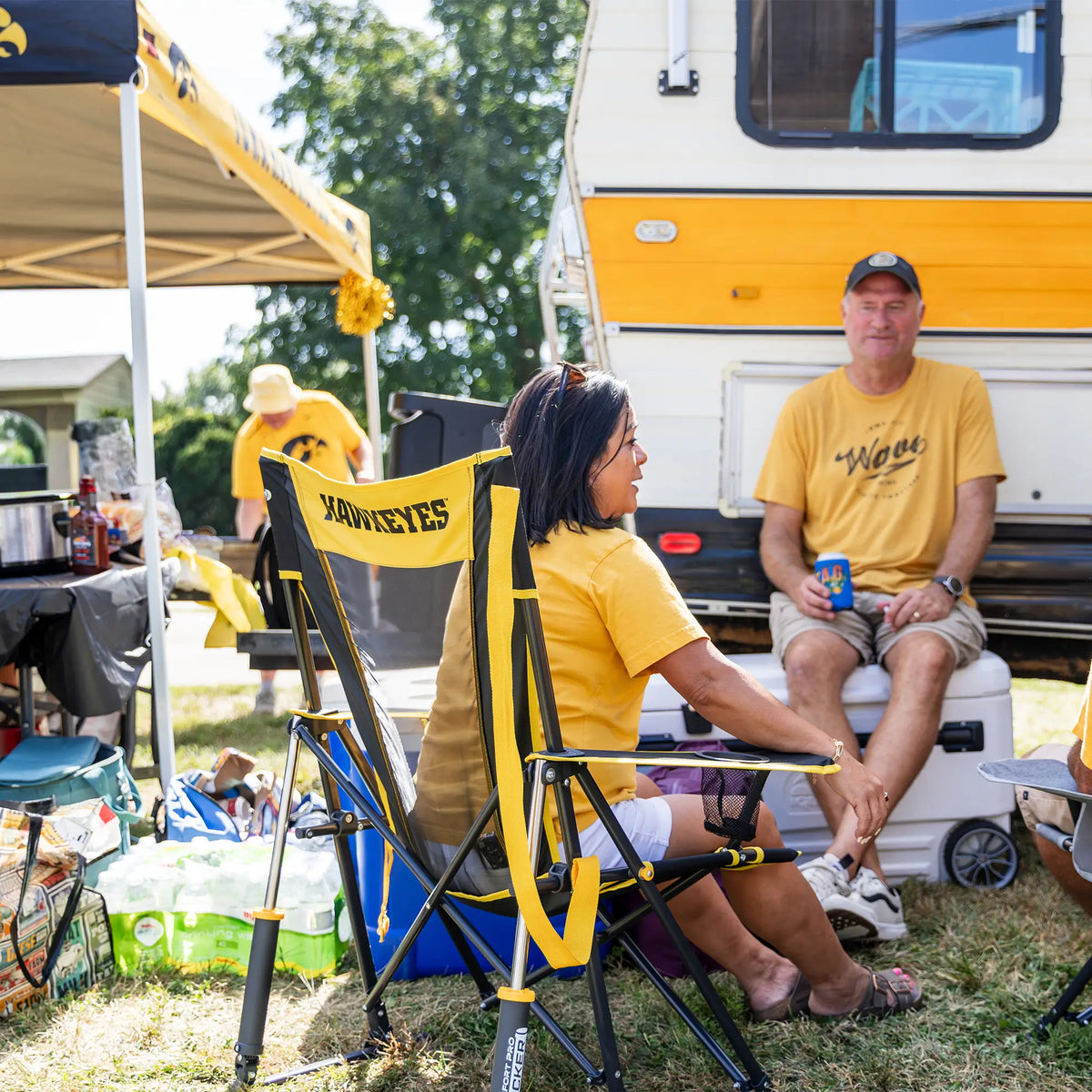 GCI Outdoor product image: Comfort Pro Rocker™ - Iowa Hawkeyes P3 — Comfort Pro Rocker™ - Iowa Hawkeyes