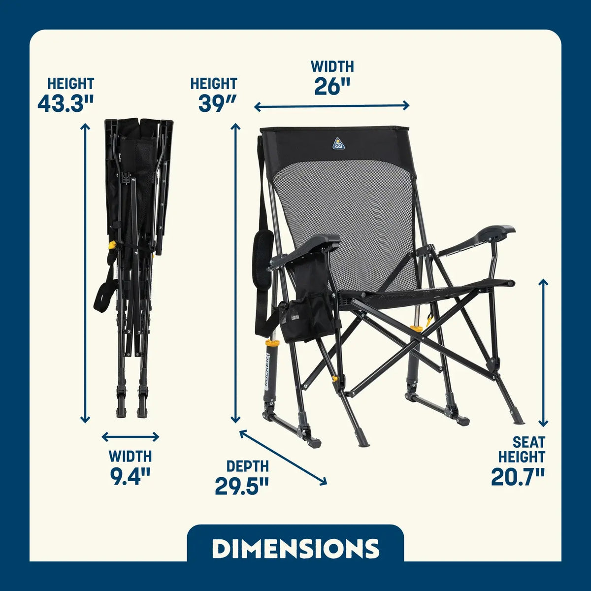GCI Outdoor product view: BreezeRocker™ N1 — BreezeRocker™