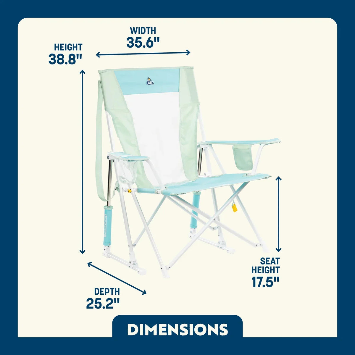 GCI Outdoor product view: Comfort Pro Rocker™ W1 — Comfort Pro Rocker™
